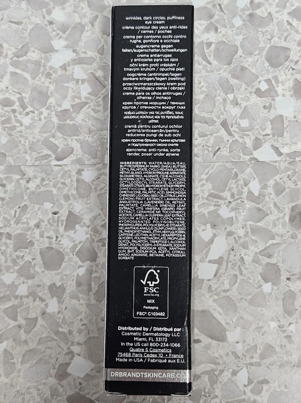 Dr Brandt Do Not Age Triple Peptide Eye Cream Dark Circles Wrinkles Puffiness